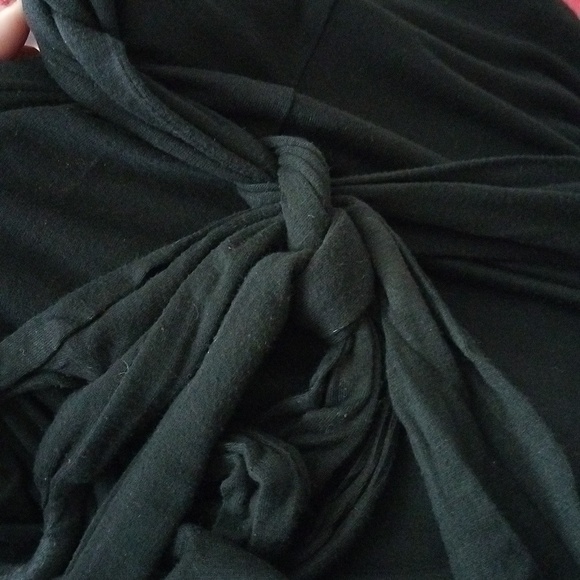 Flair Collection Black with Gold Chain Print Dress, Medium - Picture 8 of 11